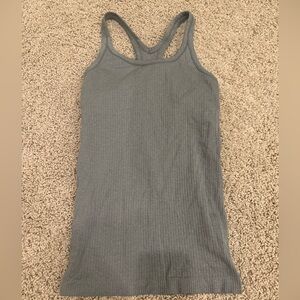 Muted Olive Lululemon Ebb to street tank top